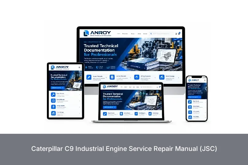 Caterpillar C9 Industrial Engine Service Repair Manual (JSC)