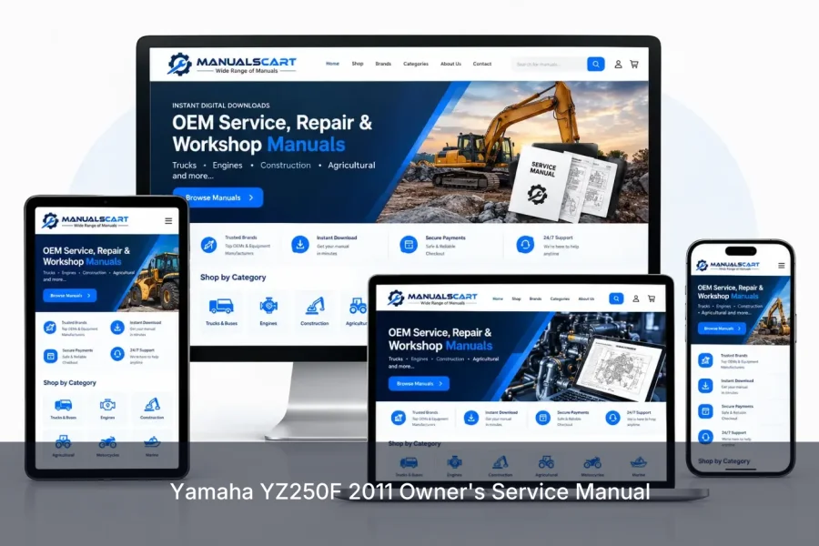 Yamaha YZ250F 2011 Owner's Service Manual